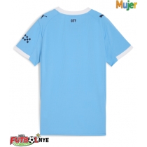 Camiseta Manchester City Primera Equipación para mujer 2025-26 manga corta